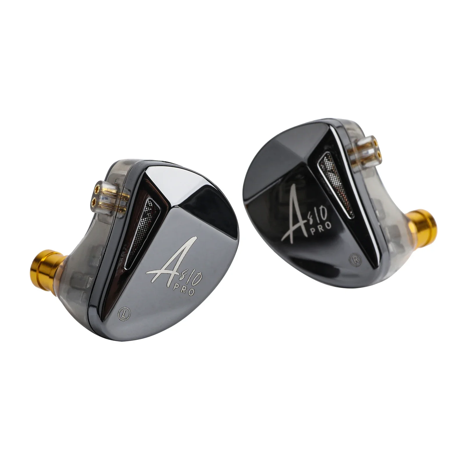 Наушники-вкладыши KZ AS10 PRO 5BA IEM, Hi-Fi стереонаушники с басами, проводные наушники с посеребренным кабелем для аудиофилов, музыкантов