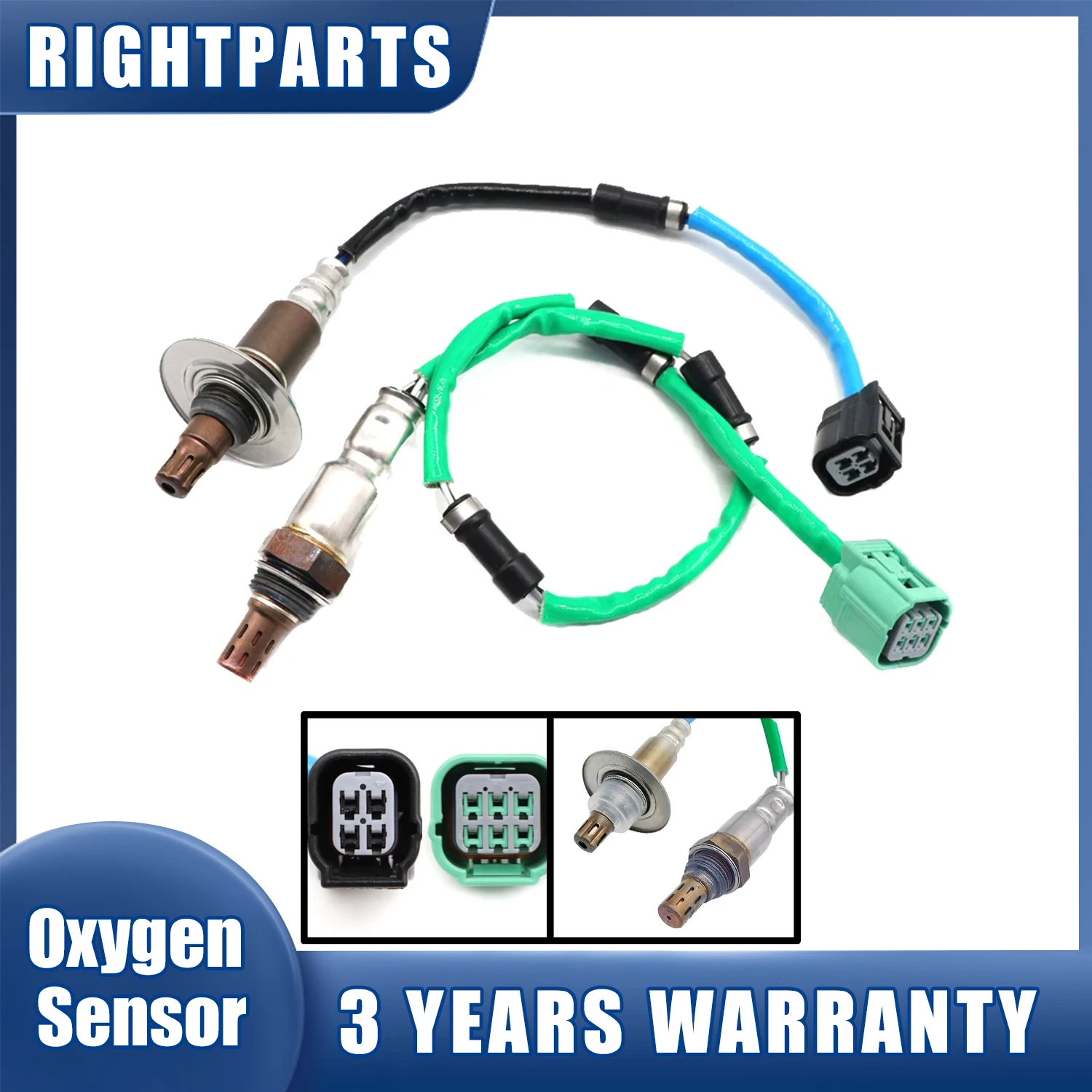 

2X 234-9062 234-4359 Upstream+Downstream Oxygen O2 Sensor 36531-RZA-003 36532-RZA-004 For Honda CR-V CRV 2.4L l4 2007 2008 2009