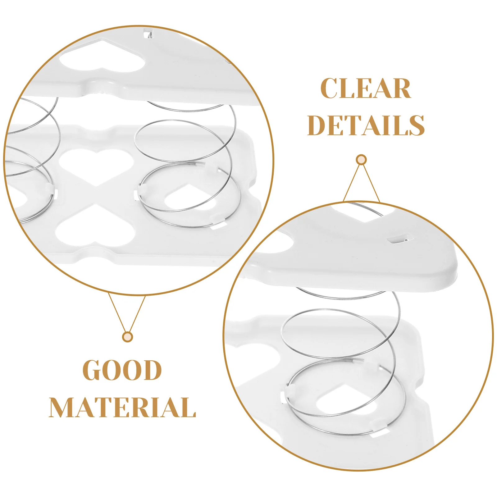 

2pcs Tissue Spring Bracket Abs Tissue Box Stretcher Support For Kitchen Office Living Room Napkin Box Replacement Springs