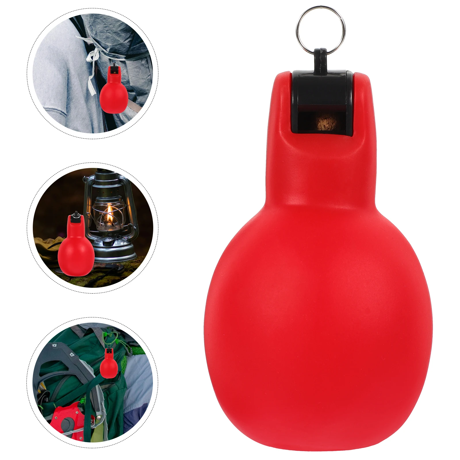 

2pcs Outdoor Whistle Bright Color Loud Camping Whistle Emergency Hand Squeeze Multipurpose Camping Hiking Portable