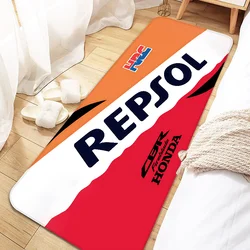 Oil R-repsols Door Mat Entrance Non-slip Doormat Washable Kitchen Carpet Living Room Hallway Rugs Bathroom Bath Door Mats