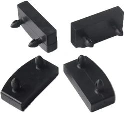 Center End Caps Holders Square Covers, Substituição de plástico Bed Slat, 53mm-62mm, 48 Pcs