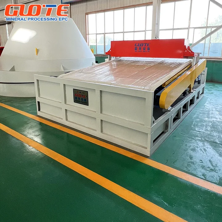 آلة فصل فاصل مغناطيسي رطب من نوع لوحة التعدين عالية الكثافة