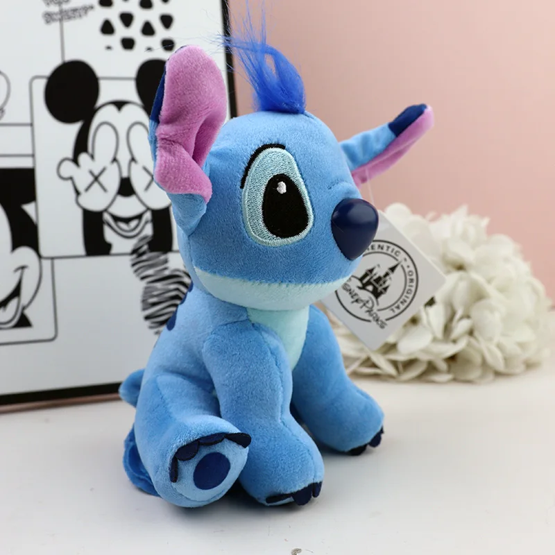 15cm Fun Stitch Shoulder Magnet Plush Toy Disney Stuffed Doll Kawaii Movie Anime Things Cute Funny Gifts To Girlfriend For Girls view 5