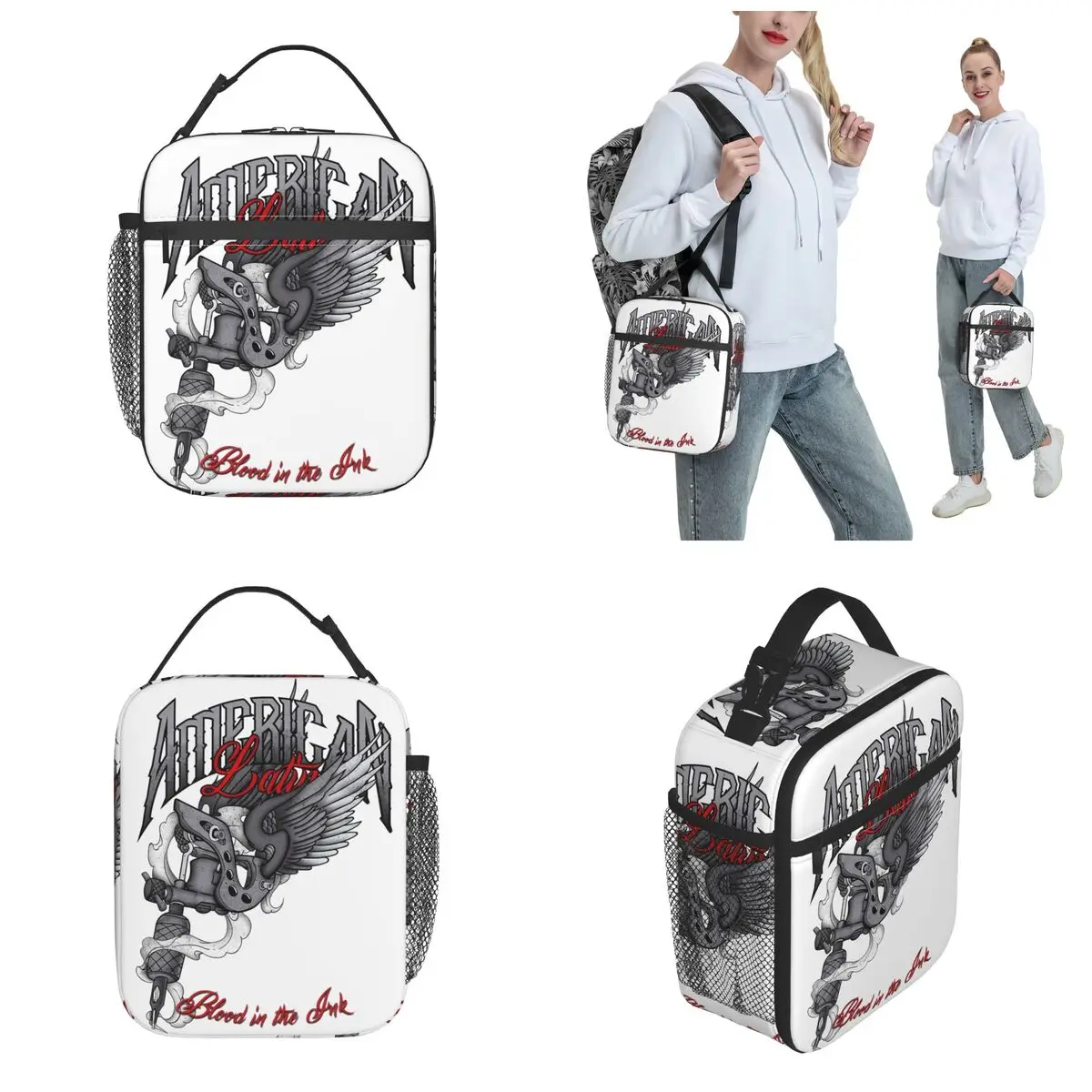 Tattooist Tattoo Artist Thermal Insulated Lunch Bags Travel Gift for Tattooer Portable Box for Lunch Cooler Thermal Lunch Box