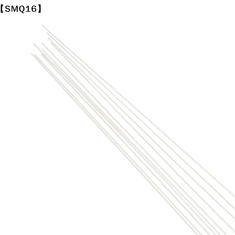 50Pcs 0.5/0.8/1/1.5/2/2.5MM ABS Round Pipe Tube Bar Length 500MM Solid Plastic Hard Rod For Building Structure Model【SMQ】