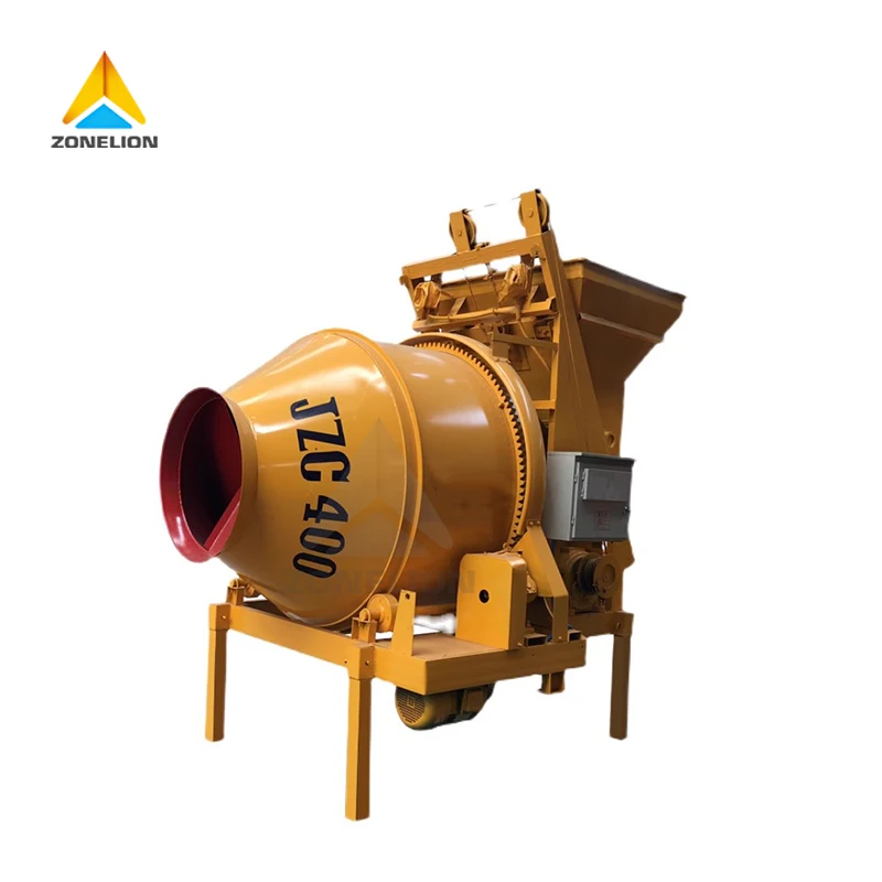 

Factory Price Portable Diesel Small Concrete Mixer Machine Self Loading 400L Concrete Mixer for Sale With Pump Mini