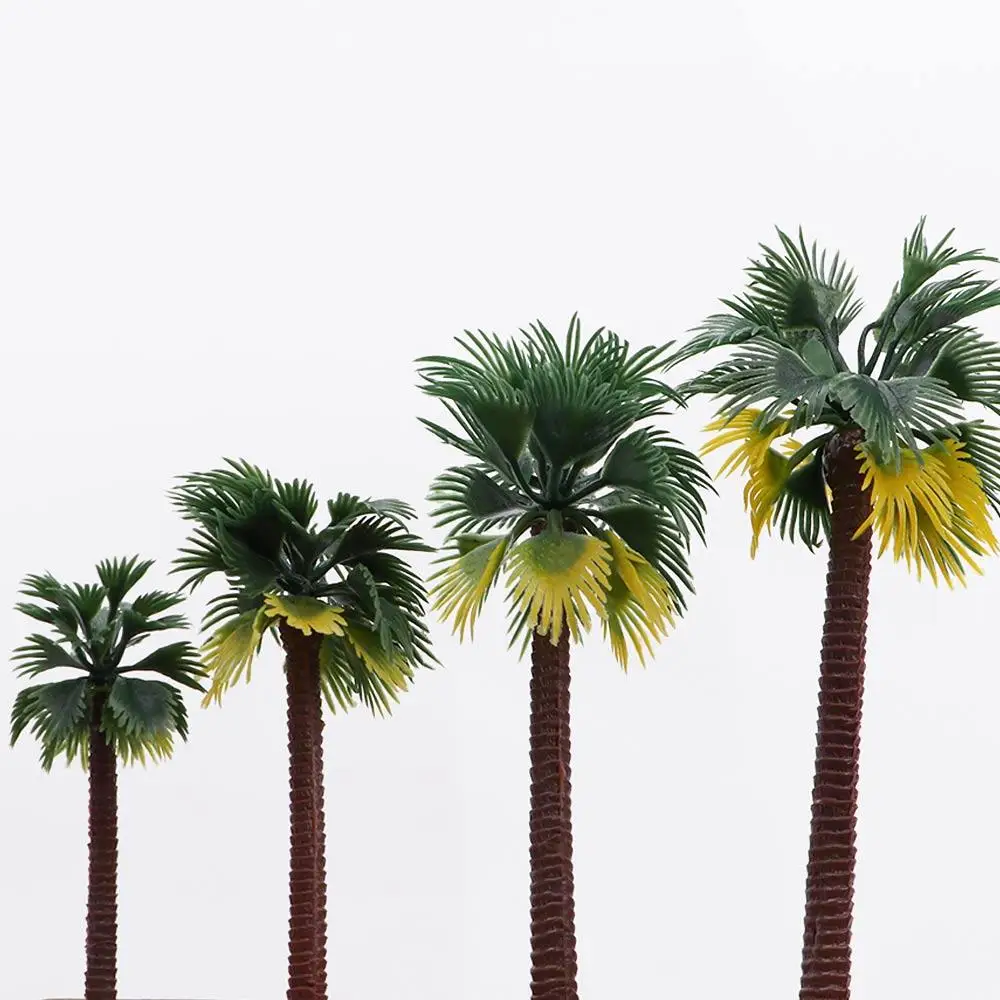 Mini High Quality Coconut Decoration Plant Garden Miniature Landscape Artificial Palm Tree Scenery Model