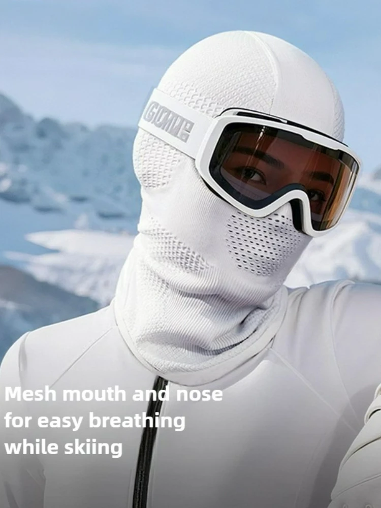 AliExpress NONE Trendy Handsome Ski Mask Headgear Unisex Warm and Breathable Cycling Windproof Quick-drying Ski Face Protection
