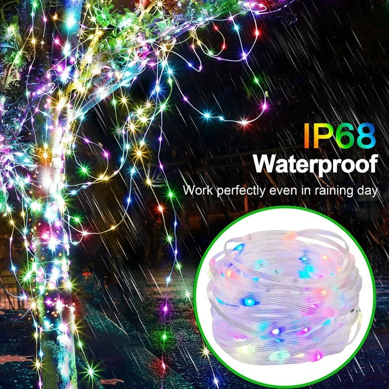 Led Fairy String Lights - Smart Wifi Fairy Lights RGB Led