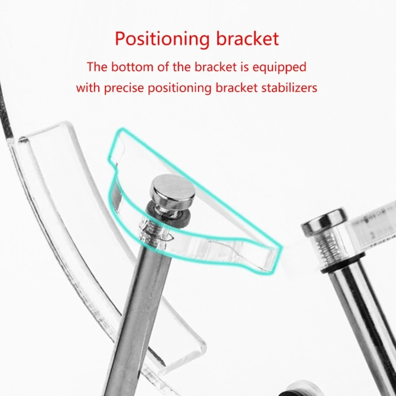 Modern Acrylic Mount Stand Holder Speaker Display Bracket Rack for Loudspeaker Storage & Placement Dropship