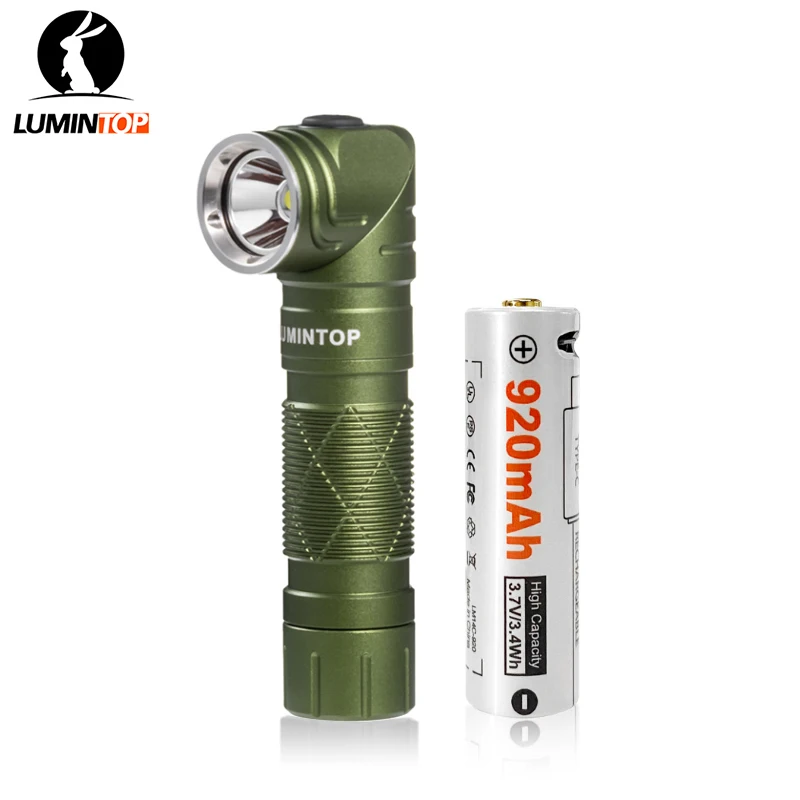 Lumintop L1 回転懐中電灯 L 懐中電灯 90 度変更 14500 懐中電灯磁気