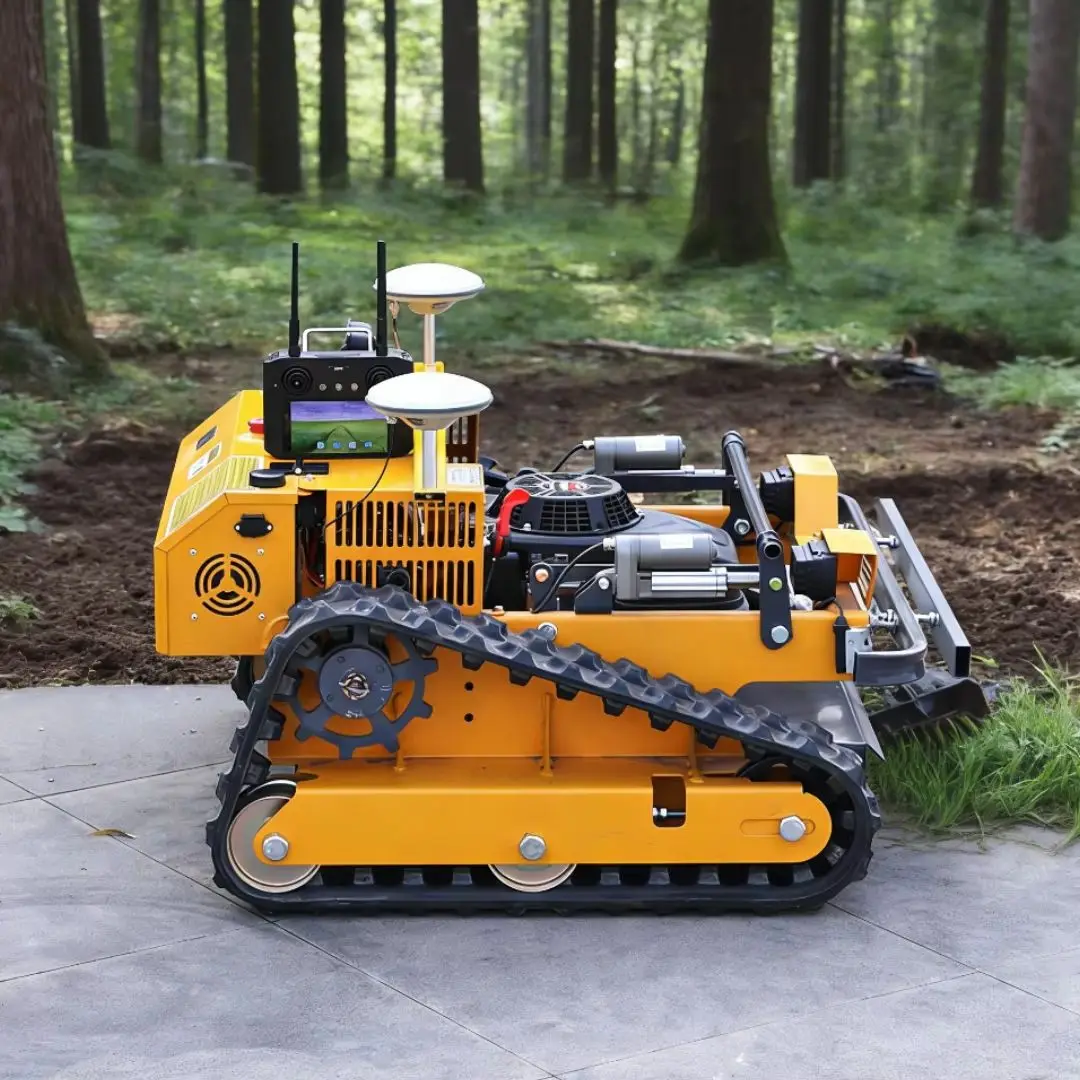 

Customized new tracked lawn mower with remote control, suitable for agricultural and household use in courtyard grasslands