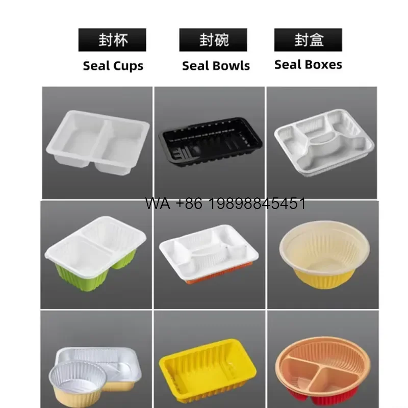Wmwmnu for Customized Fresh Automatic Vacuum Filling Nitrogen Packing Food Tray Box Sealing