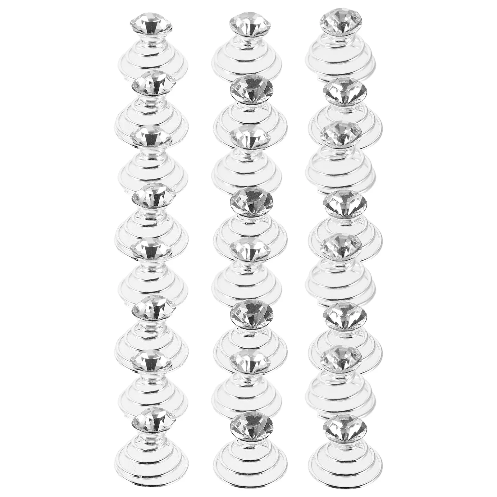 

24 Pcs Spiral Hairpins Bridal Jeweled Clips Elegant Hair Clips Women for Women Hair Accessories Wedding Decoration Styling
