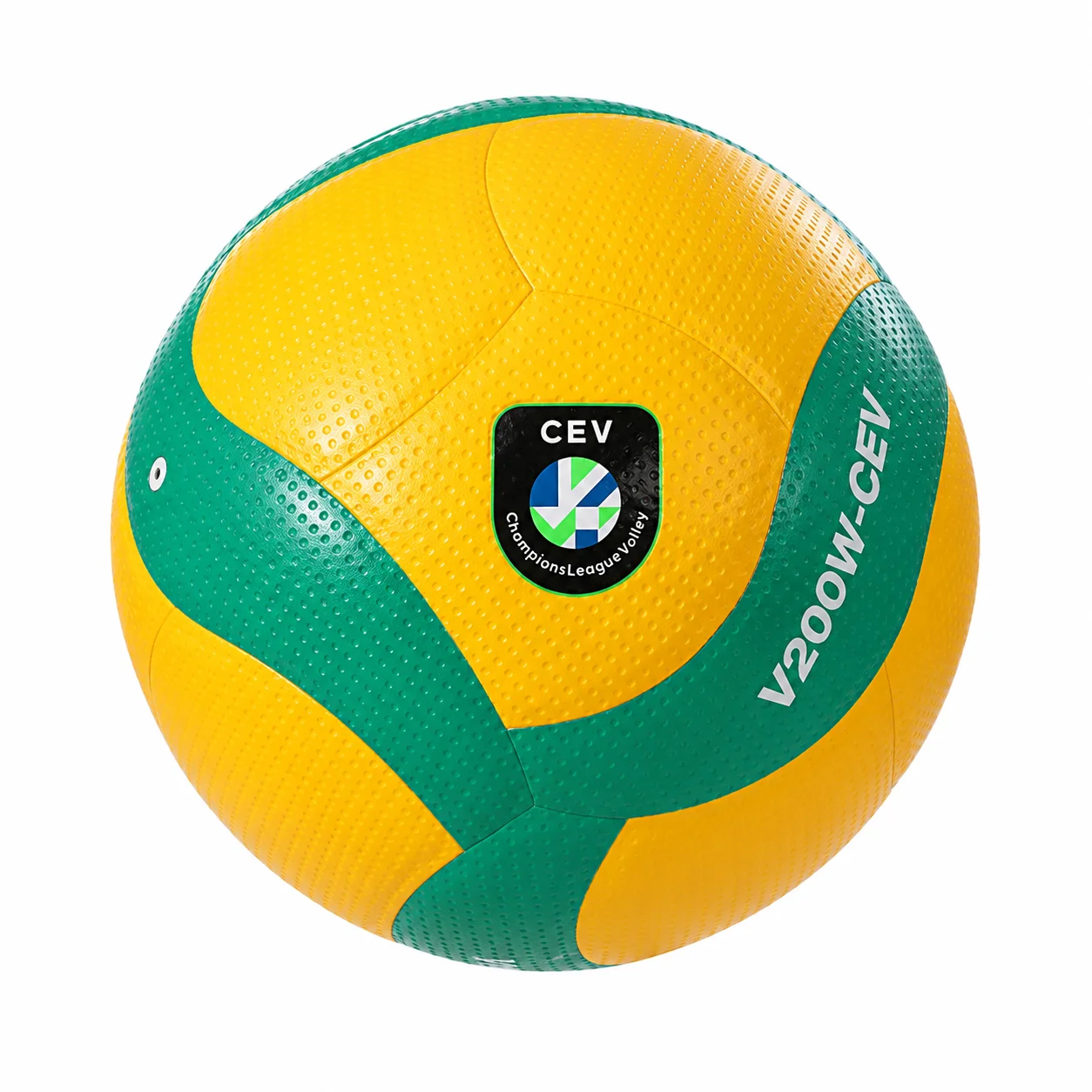 V200W Volleyball Blau Gelb Größe 5 Hochwertiger PU-Heißklebe-Volleyball für Jugendliche und Erwachsene Innen- und Außenbereich – Detail 2