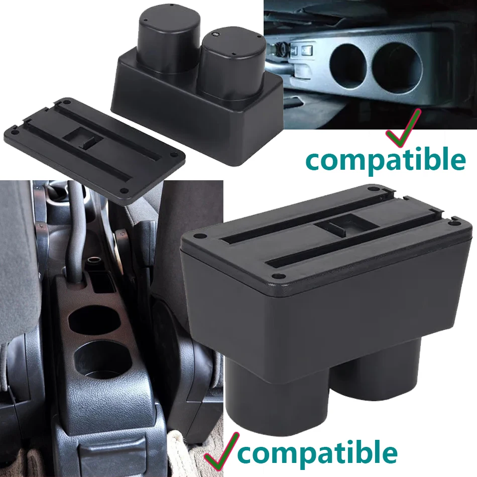 For Nissan Tiida C11 Armrest Box For Nissan Tiida Latio Sylphy Versa Car Armrest Storage Box Cup Holder Retrofit Car Accessories
