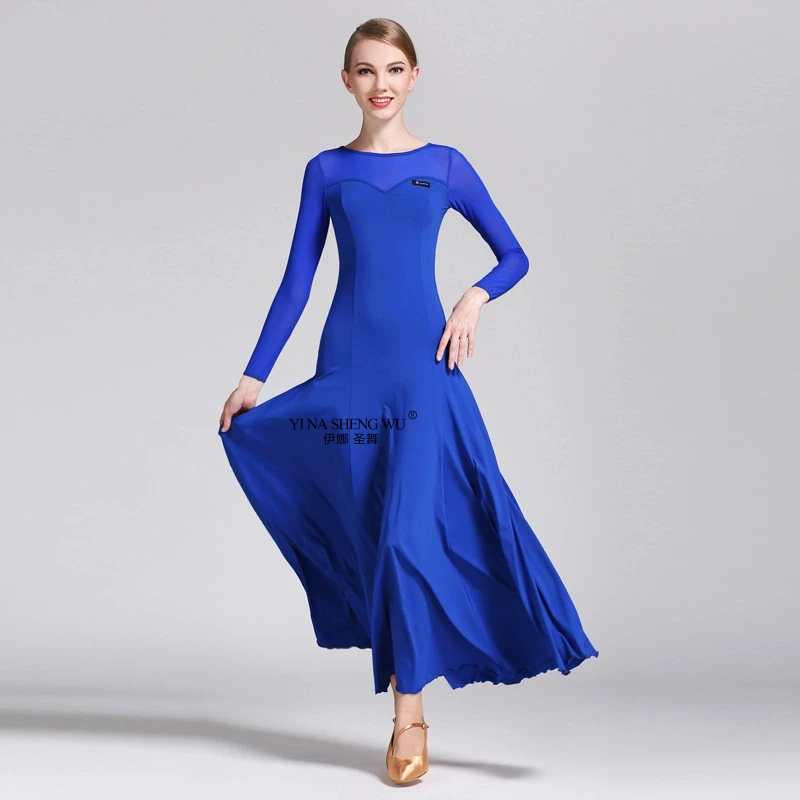 Gonna da ballo da sala valzer Abito da ballo standard professionale da donna Costume da ballo latino moderno da competizione per donna