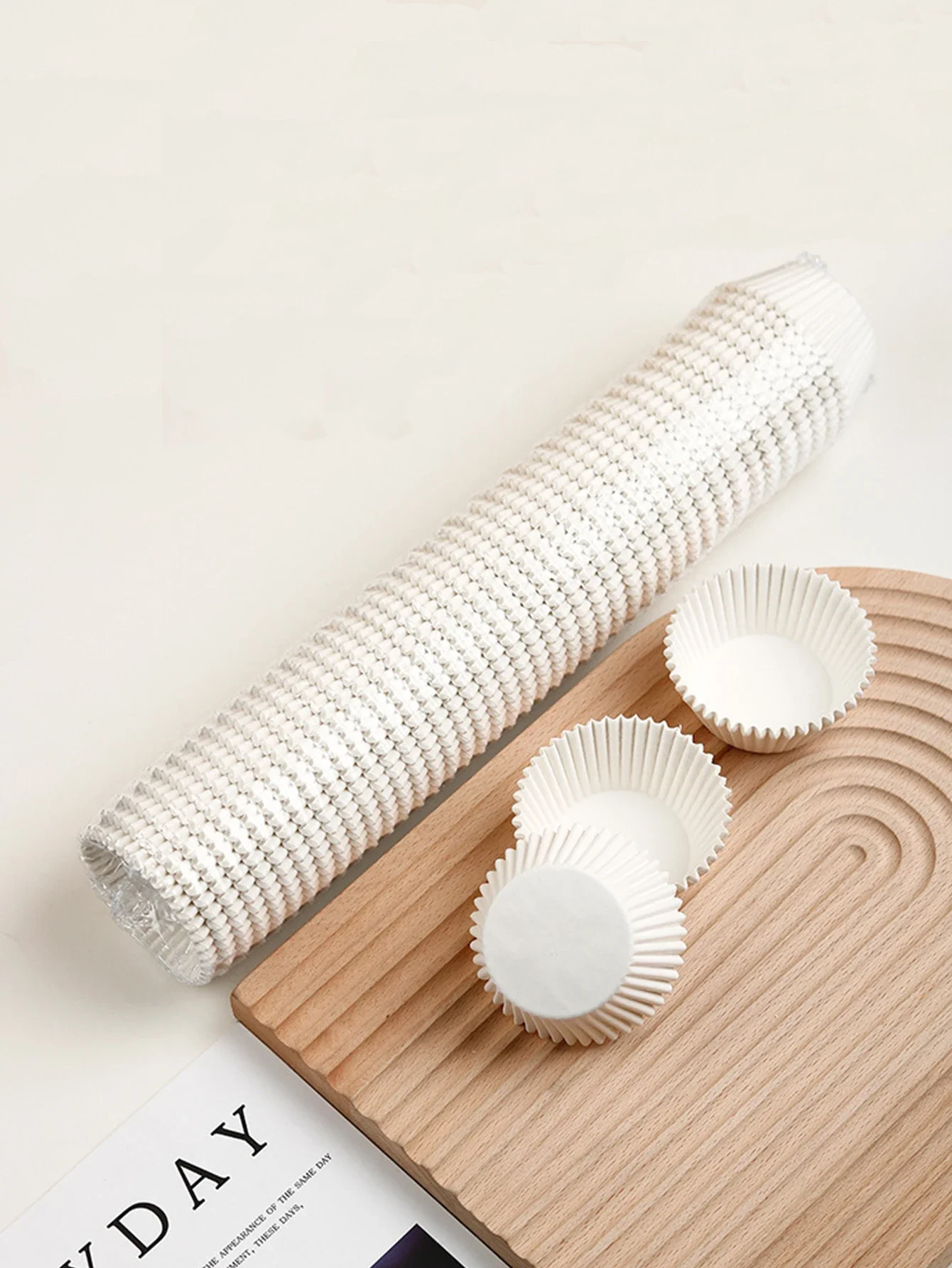 100 Stück Muffinförmchen Cupcake Geschenkpapier Backförmchen Box DIY Kuchenwerkzeuge Küche Backzubehör