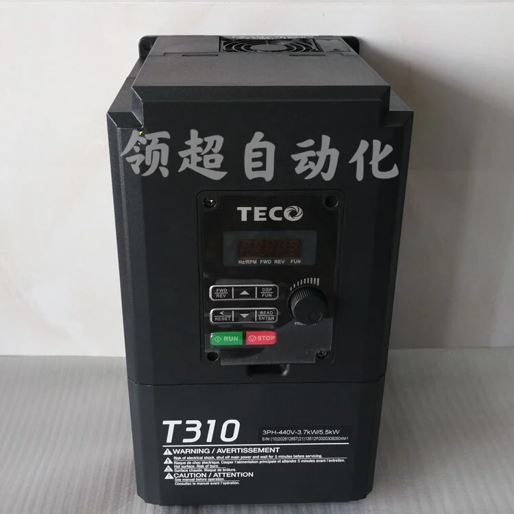 

TECO Inverter T310 Series T310-4010-H3C General Purpose 7.5KW Three-phase 380V Stock