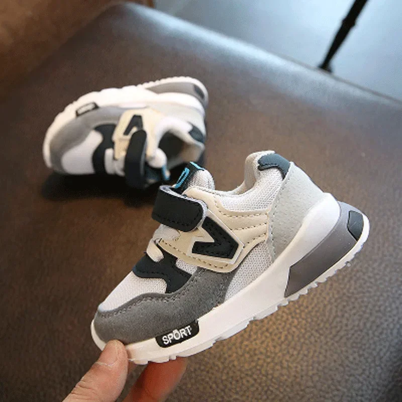 Children Sport Shoes Autumn Winter 2019 Fashion Breathable Kids Boys Shoe Girls Anti-Slippery Sneakers Baby Toddler Casual Shoes