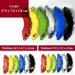 4Pcs 3D ABS Car Brake Caliper Cover Brake Disc Protective Shell Wheel Modification Universal Auto Accessories Car Styling