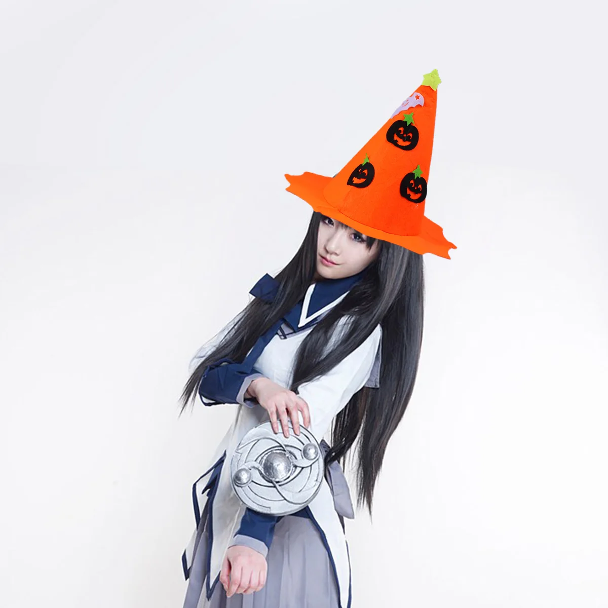 

Decorative Witch Hat Costumes Halloween Decorate Accessories Pumpkin