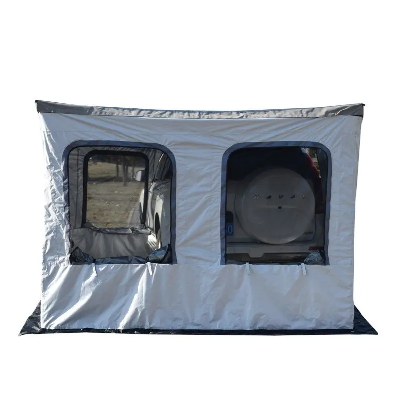 خيمة مظلة جانبية للسيارة 4WD مع خيمة تظليل للشمس على جدار غرفة الملحق #4