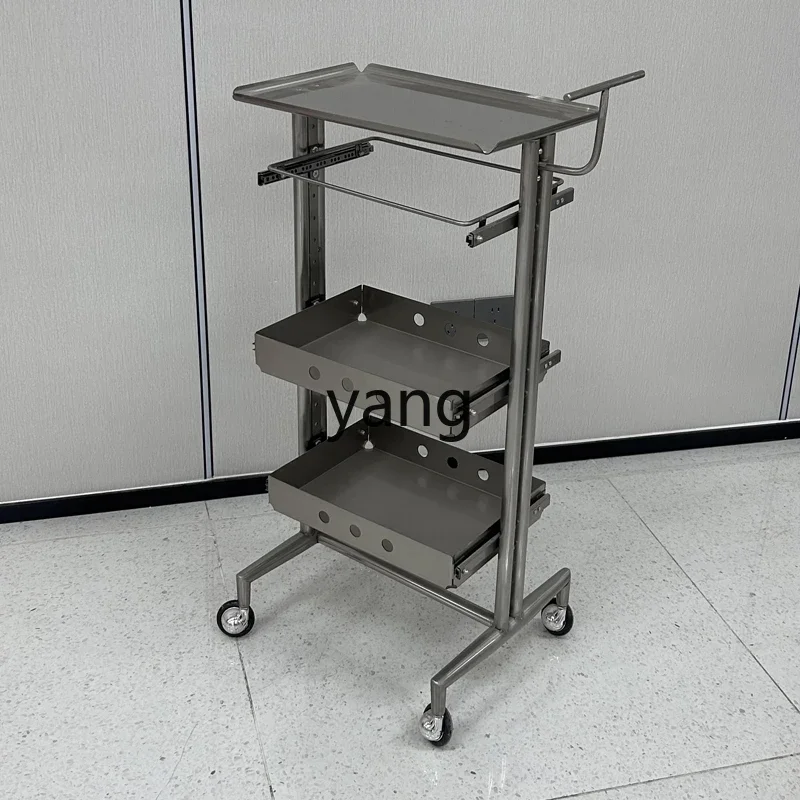 

LTT stainless steel beauty salon trolley hair salon tools for haircutting and hair folding