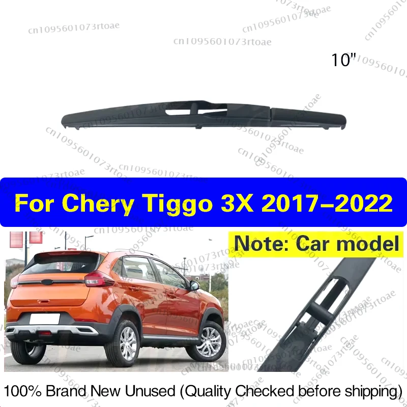 

For Chery Tiggo 3X Hatchback 2017 - 2022 Car Wiper Blade Rear Back Window Windscreen Windshield Wipers Auto Accessories 10"