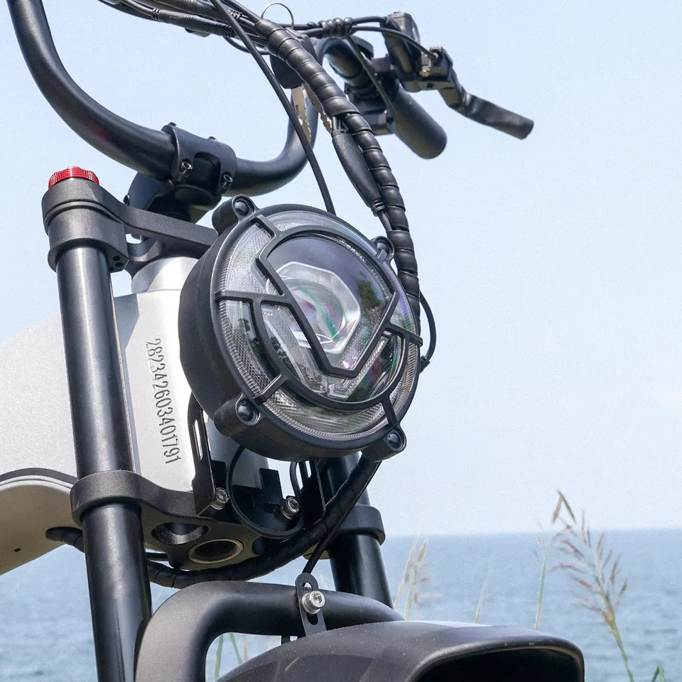 Cybervelo 20” Fat Tire 48V 40AH Waterproof Automotive Super Battery Max Speed 30+MPH Ultra Long Range 150 Miles Off Road Commuter High Speed Ebike EK6 Max image 7