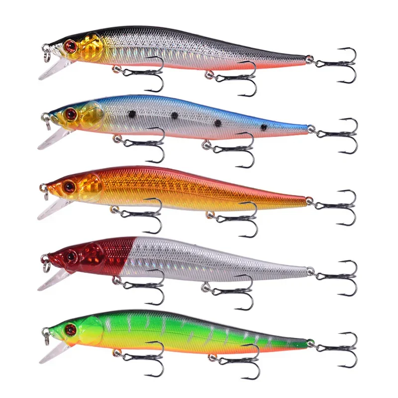 1 Pc Floating Diving Fishing Lure 14g 23g Sinking Minnow Wobblers Artificial Hard Bait with Triple Hook for Bass Pike Crankbait