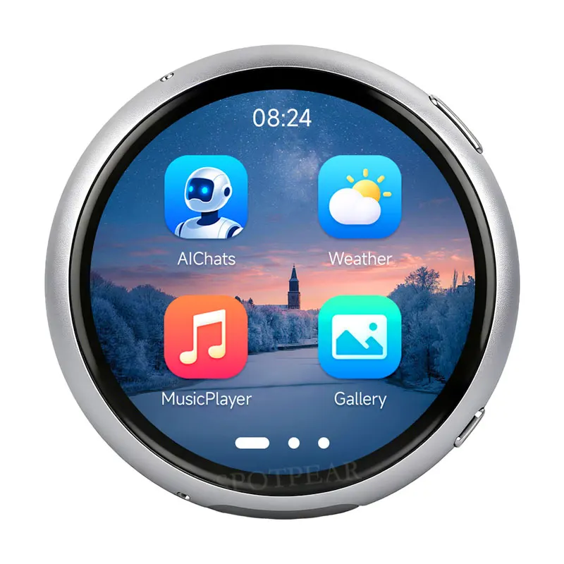 ESP32 S3 For Xiaozhi Deepseek AI 1.75 inch Development Board with 1.75inch AMOLED Touchscreen Round Screen Electronic Barbell