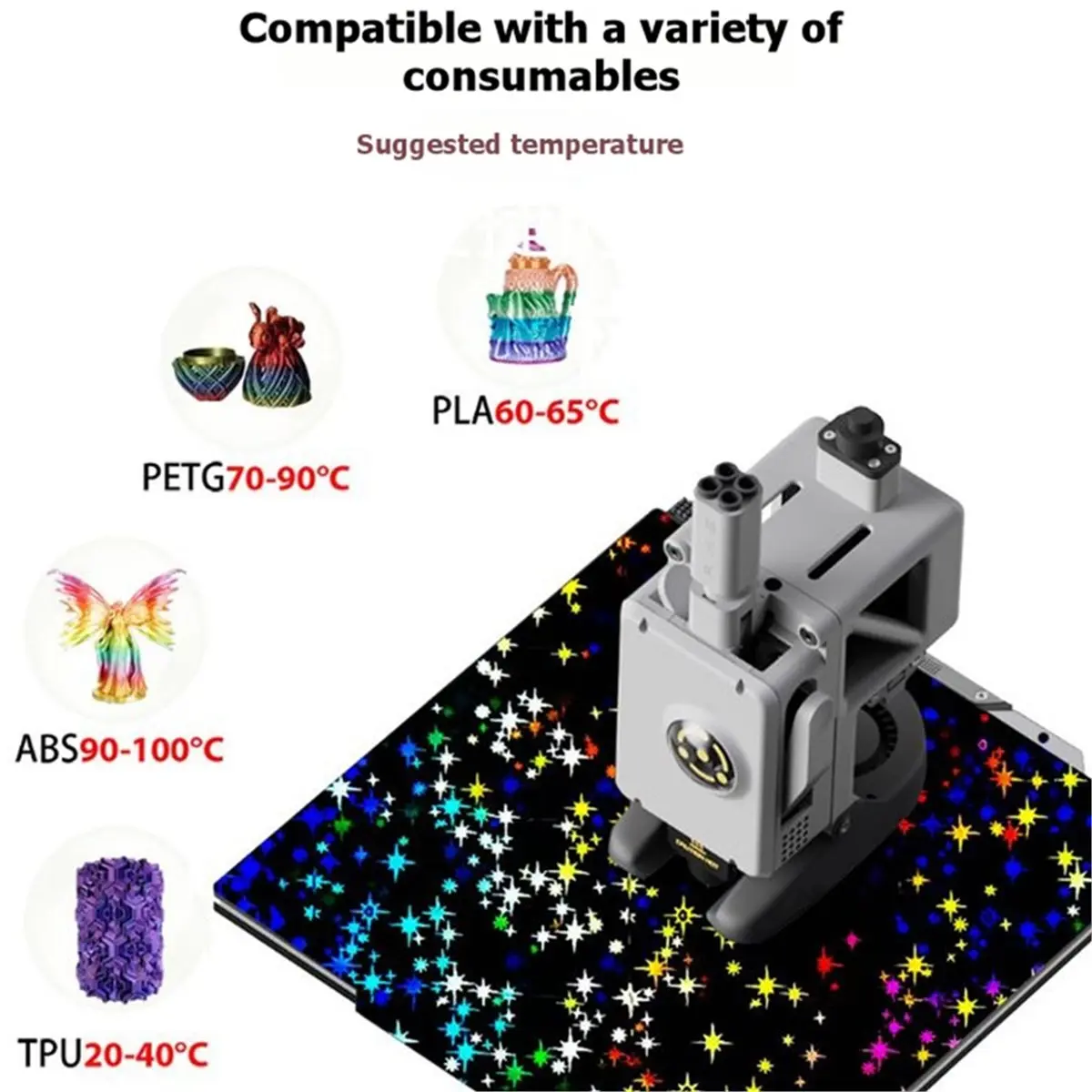 Build Plate for Prusa I3 MK3/MK3S+ PEI Sheet PET PEO PEY Spring Steel Double Sided Printing Magnetic Plate Sheet A