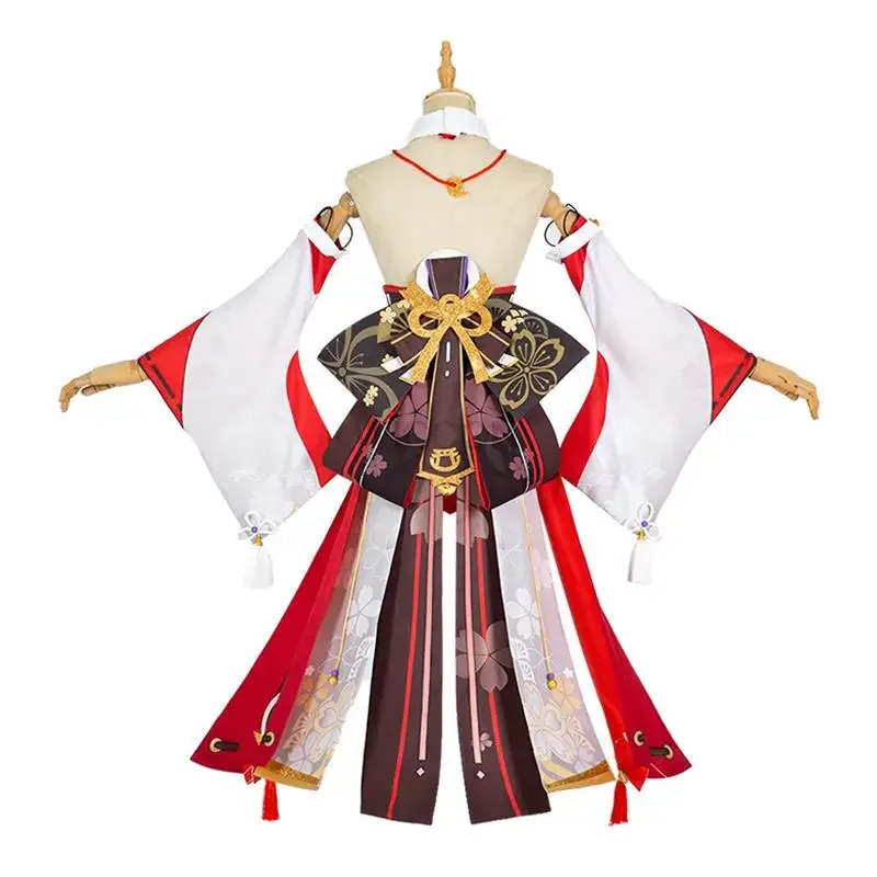 Yae Miko Genshin Impact Cosplay Costume Wig Dress Game Genshin Yaemiko Guuji Yae Cosplay Halloween Party Costumes for Women