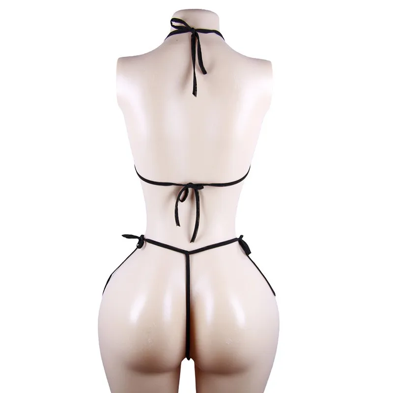 Women sexy Fancy Underwear Set Lingerie Beautiful Exotic set Sexy lace See-through pajamas Lingerie Bra panty set adjustable - Image 2