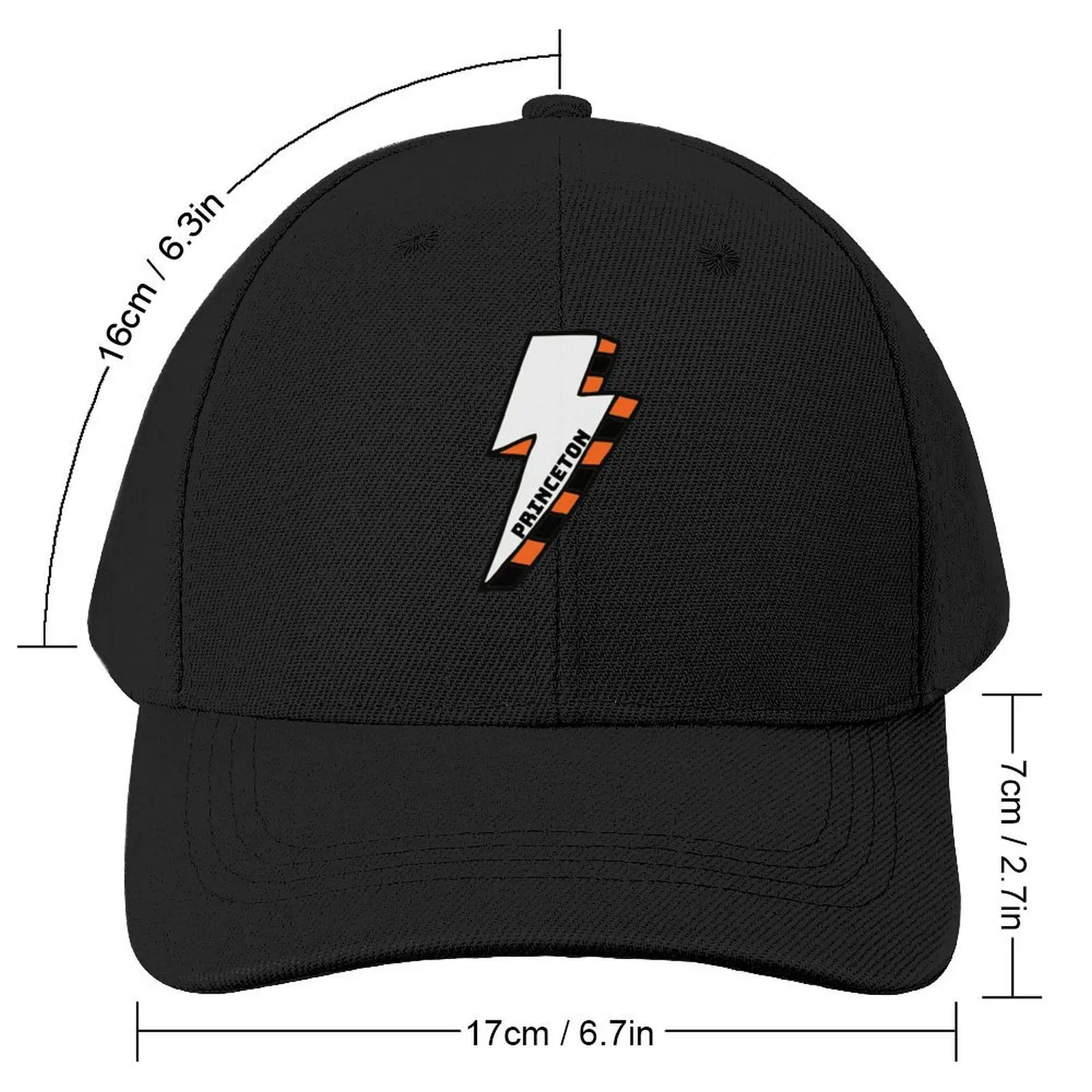 Princeton Lightning Bolt Baseball Cap Fishing cap Trucker Cap Hip Hop Hat Luxury Brand Men Luxury Brand Women's