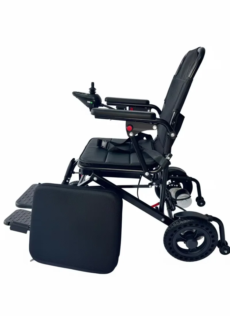 9.8Kg light electric wheelchair can be used by aircraft for disabled elderly people