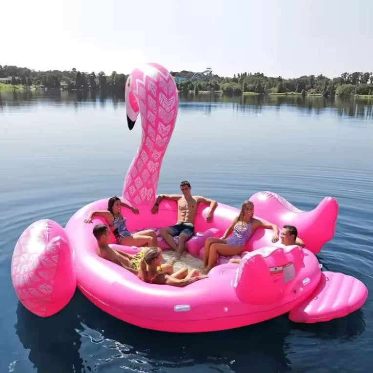 Giant Inflatable Water Sports Equipment Inflatable Floating Lounger Seats Island for Water Park