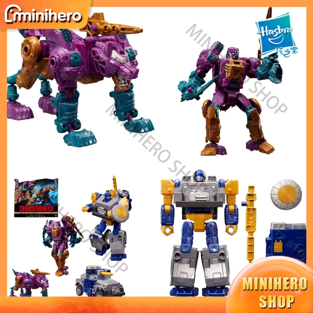 

In Stock Original Hasbro Generations WRECK N DOOM CARNIVAC VS FISITRON Super Action Figure Articulated Collectible Model for