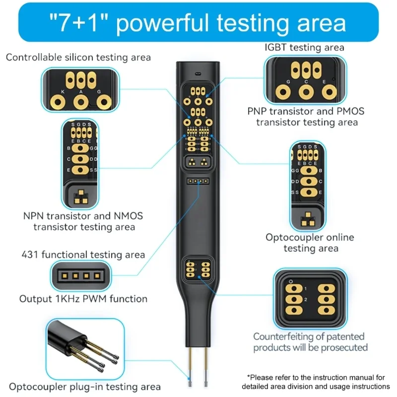 Optocoupler Test Instrument Online Test Detection Tool Electronic Repair Special 4 Pin Optocoupler Test