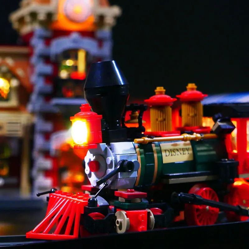 LED-Beleuchtungsset für LEGO 71044, Disneysed Train und Station, Filmlampe, DIY-Geschenk (Modell nicht im Lieferumfang enthalten) Bausteine, Ziegel-Sets).