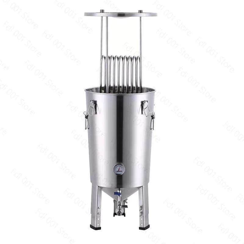 brewing beer equipment Stainless steel fermentation barrel tank Conical barrel Household small sealed tank 304 stainless steel