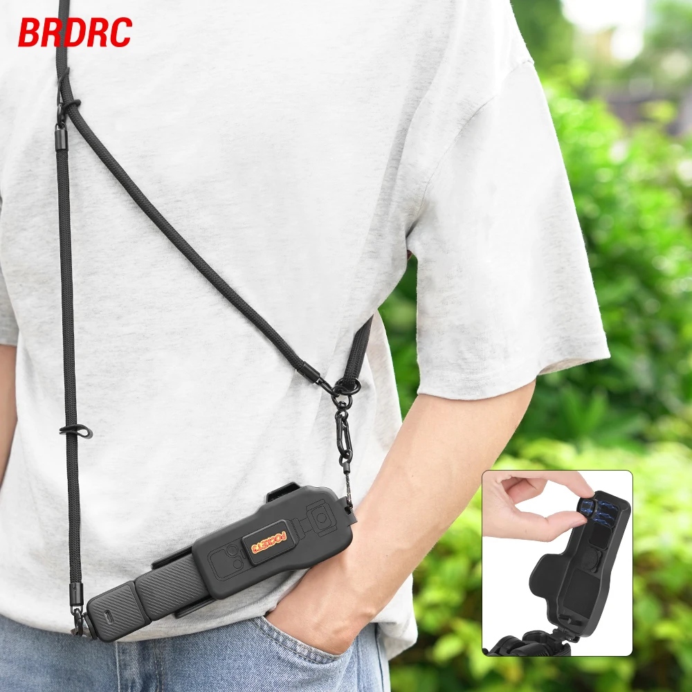 

Pocket 3 Cover Case for DJI Osmo Pocket 3 Accessories CPL/ND Filter Storage Slots Lens Cap Stratch Proof Flip Cover