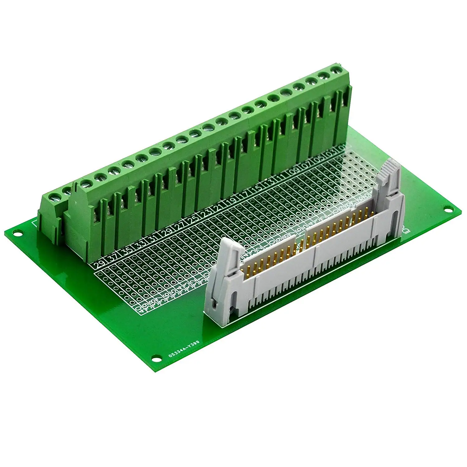 CZH-LABS IDC-40 Male Header Connector Breakout Board Module, IDC Pitch 0.1