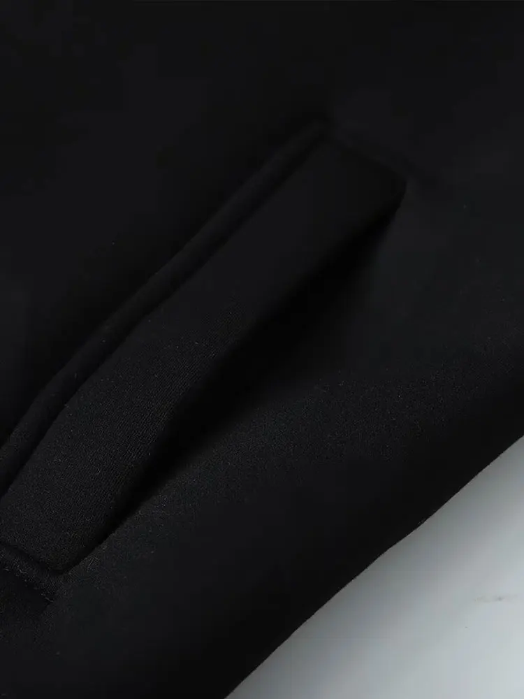 Nlzgmsj Herfst Nieuwe vrouwen Jas Pocket Lange Mouw Jas Splice Capuchon Ontwerp Jassen Voor Vrouwen Nieuwe Lange Trenchcoat