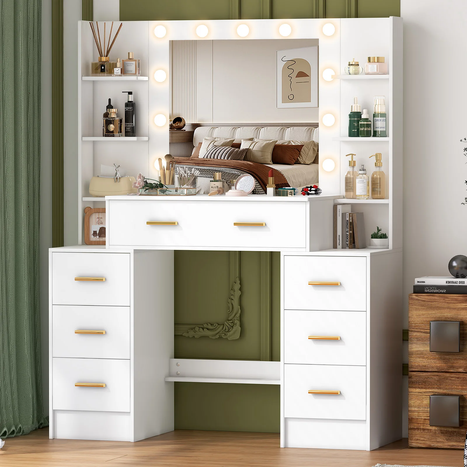 Luxe Pine Vanity Wi…