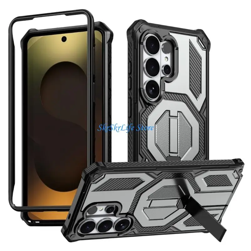 E65E Phone Skin Case Case with Hide Kickstand for S26 Protective Cover Shell Shockproof Housing