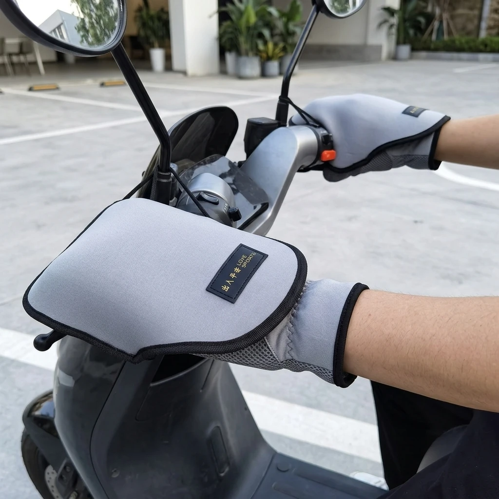 Motorcycle Gloves with Hard Shell-Protection UV Resistant Breathable for Summer Riding
