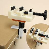 Mini Desktop Table Vice Mobile Fixed Clamp Rotatable Adjustable Small Workbench Tool Watch Case Remover for Fixing Small Part